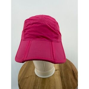 Fitkicks Pink Folding Bill Performance Hat Packable Lightweight Running Cap